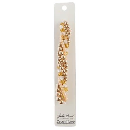 Twisted Bead Strands Butterfly Weed GOLD MIX